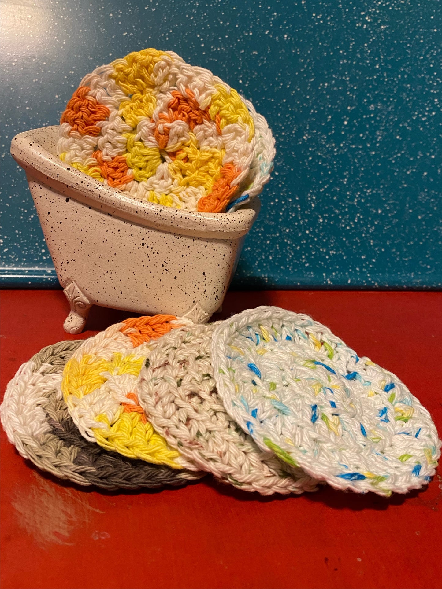 Reusable, Cotton Face Scrubbies